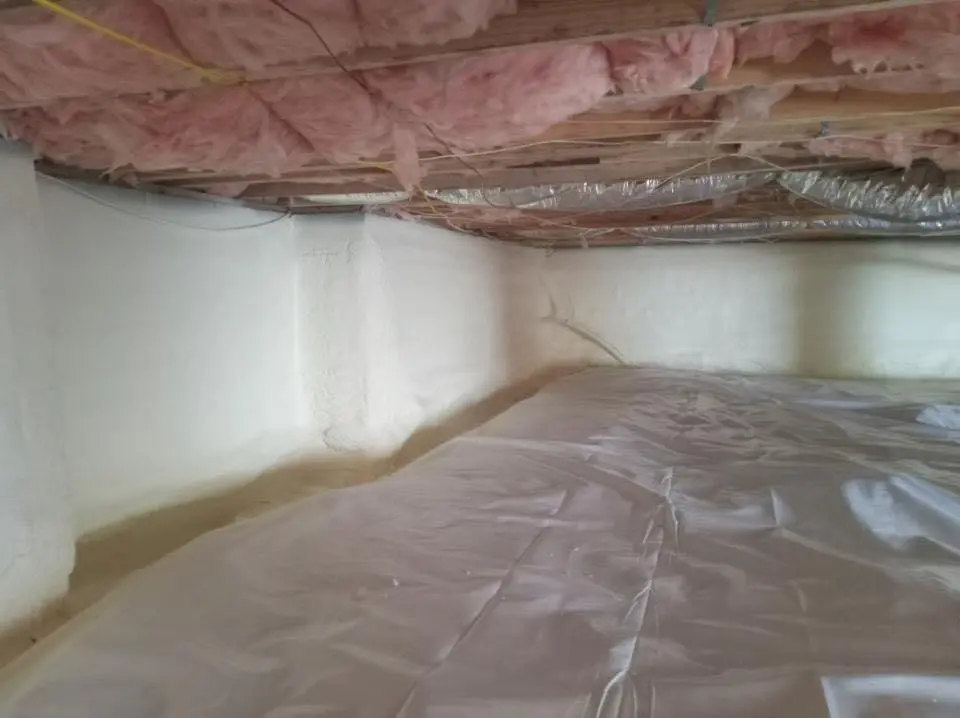 Crawl space encapsulation with closed-cell spray foam for Spray Foam Roofing Repair in Alpine